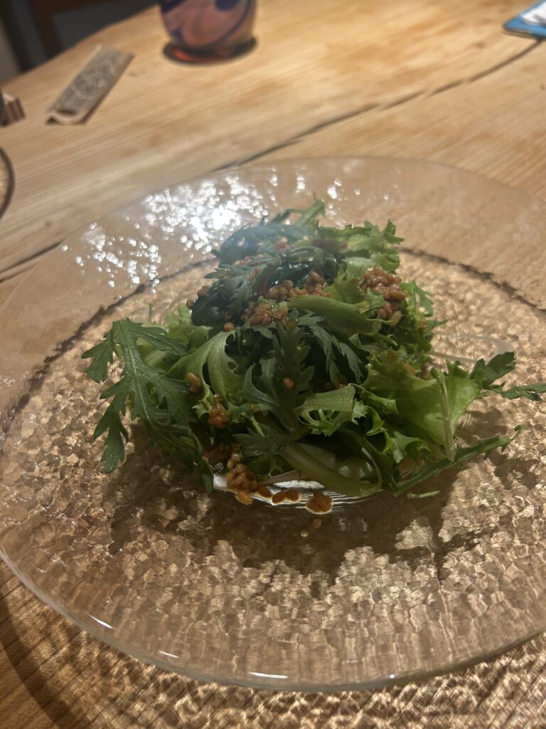 春菊のサラダ
